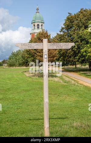 Chapelle Netley, dans le parc de l'ancien hôpital Royal Victoria Netley Country Park, Hampshire, Angleterre, Banque D'Images