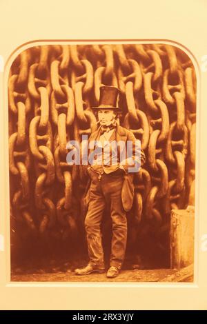 Angleterre, Londres, Photographie du Royaume Isambard Brunel (1806-59) par Robert Howlett Banque D'Images