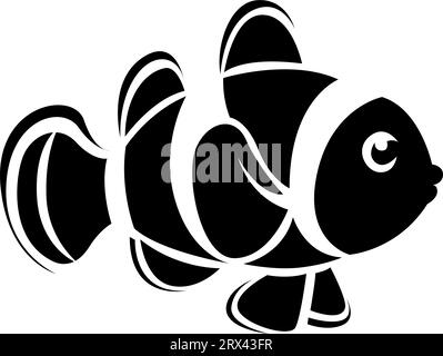 Tatouage de poisson, illustration de tatouage, vecteur sur un fond blanc. Illustration de Vecteur