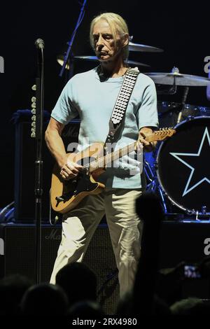 Rome, Italie. 22 septembre 2023. Paul Weller pendant la tournée 2023, 22 septembre 2023, Auditorium Parco della Musica, Rome, Italie crédit : Live Media Publishing Group/Alamy Live News Banque D'Images