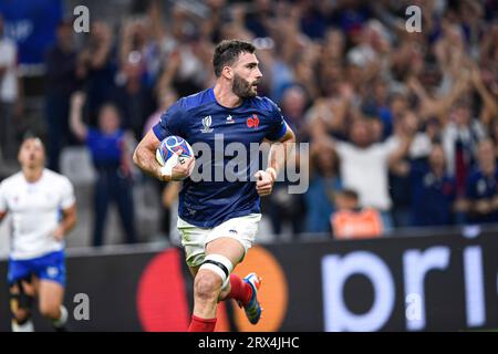 Marseille, France. 21 septembre 2023. Charles Ollivon lors de la coupe du monde XV RWC Pool Un match entre la France et la Namibie au Stade Vélodrome, Marseille, France le 21 septembre 2023. Crédit : Victor Joly/Alamy Live News Banque D'Images