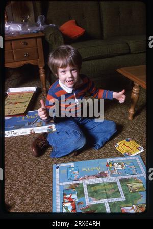 Ancien acteur enfant Cary Guffey connu pour avoir joué le rôle de Barry Guiler dans le film Close Encounters of the Third Kind. Maintenant, il est un financier planner.in Douglasville, Géorgie, début 1978. Banque D'Images