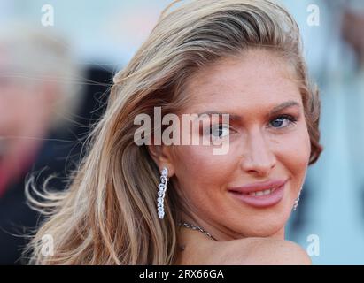 VENISE, ITALIE - 05 SEPTEMBRE : Maja Malnar assiste à un tapis rouge pour le film 'Enea' au 80e Festival du film de Venise le 05 septembre 2023 à Venise Banque D'Images