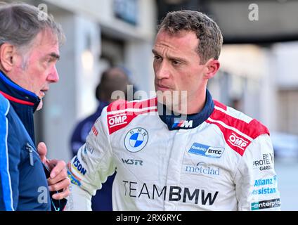 Silverstone, Northamptonshire, Royaume-Uni. 23 septembre 2023. Stephen Jelley, Team BMW, BMW 330e M Sport lors des Kwik Fit British Touring car Championships (BTCC) à Silverstone, Towcester, Northamptonshire, Royaume-Uni le 23 septembre 2023. Crédit : LFP/Alamy Live News Banque D'Images