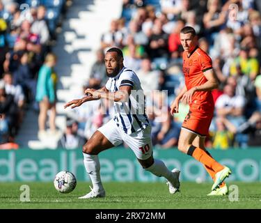 West Bromwich, Royaume-Uni. 23 septembre 2023. Matthew Phillips de West Bromwich Albion en action lors de l'EFL Sky Bet Championship match entre West Bromwich Albion et Millwall aux Hawthorns, West Bromwich, Angleterre le 23 septembre 2023. Photo de Stuart Leggett. Usage éditorial uniquement, licence requise pour un usage commercial. Aucune utilisation dans les Paris, les jeux ou les publications d'un seul club/ligue/joueur. Crédit : UK Sports pics Ltd/Alamy Live News Banque D'Images
