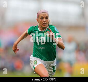 Aviva Stadium, Dublin, Irlande. 23 septembre 2023. Nations League football international féminin, République d'Irlande contre Irlande du Nord ; Denise O'Sullivan d'Irlande crédit : action plus Sports/Alamy Live News Banque D'Images