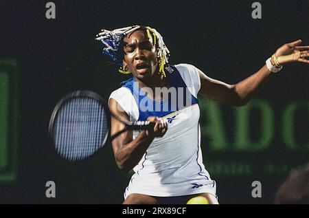 Venus Williams aux championnats de tennis Lipton 1998 Banque D'Images