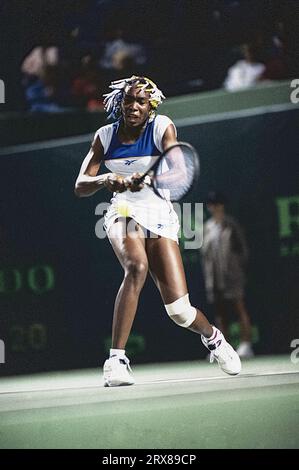 Venus Williams aux championnats de tennis Lipton 1998 Banque D'Images