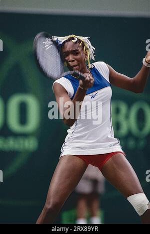 Venus Williams aux championnats de tennis Lipton 1998 Banque D'Images