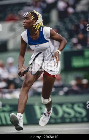 Venus Williams aux championnats de tennis Lipton 1998 Banque D'Images