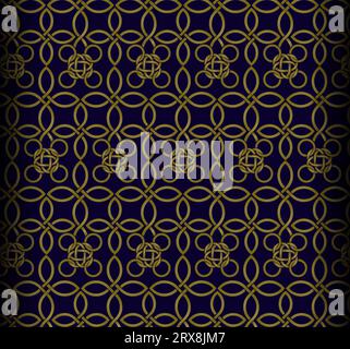 Motif tendance celtique sans couture Illustration de Vecteur