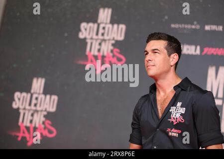 'Mi Soledad tiene alas' Madrid Photocall avec : Mario Casas où : Madrid, Espagne quand : 23 août 2023 crédit : Oscar Gonzalez/WENN Banque D'Images