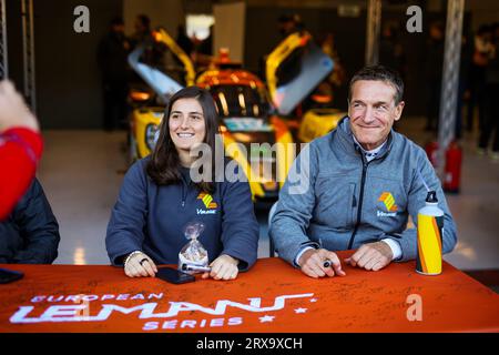 Stavelot, Belgique. 24 septembre 2023. CALDERON Tatiana (col), Team virage, Oreca Gibson 07 - Gibson, portrait lors des 4 heures de Spa-Francorchamps 2023, 4e manche des European le Mans Series 2023 sur le circuit de Spa-Francorchamps du 22 au 24 septembre 2023 à Stavelot, Belgique - photo Florent Gooden/DPPI crédit : DPPI Media/Alamy Live News Banque D'Images