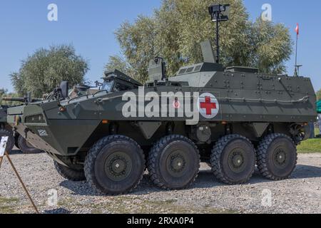 Véhicule de combat polonais - véhicule de soutien médical, armée polonaise, Pologne Banque D'Images