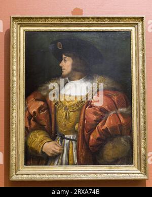 Portrait du Louis II de Hongrie Banque D'Images