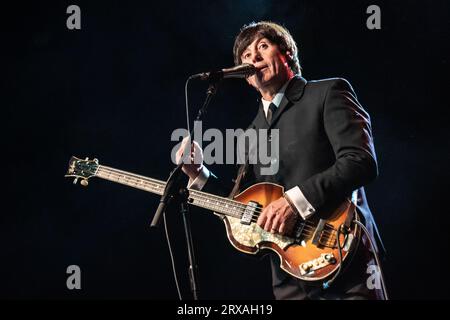 The bootleg Beatles au Barrowland Ballroom, Glasgow, le 21 septembre 2023 Banque D'Images