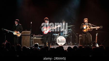 The bootleg Beatles au Barrowland Ballroom, Glasgow, le 21 septembre 2023 Banque D'Images