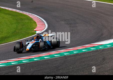 24 septembre 2023 ; circuit de Suzuka, Suzuka, Japon ; Grand Prix du Japon Lenovo de Formule 1 2023 ; Journée de la course ; pilote numéro 23 de Williams Alex Albon lors de la course en Formule 1 japonaise Banque D'Images