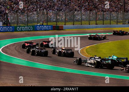 24 septembre 2023 ; circuit de Suzuka, Suzuka, Japon ; Grand Prix du Japon Lenovo de Formule 1 2023 ; Journée de la course ; départ de la course en Formule 1 japonaise Banque D'Images
