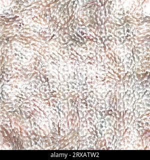 Fond abstrait avec motif sans couture. Imitation de flocons de neige. Couleurs blanc, rouge, orange, bleu et marron. Banque D'Images