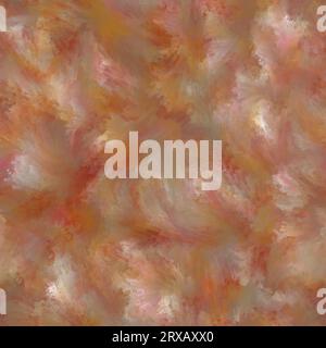 Fond de mur grunge abstrait. Peinture acrylique. Gros coups de pinceau liquides. Couleurs rouge, marron et vert. Motif sans couture. Banque D'Images