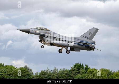 Un F16 Fighting Falcon de la Royal Netherlands Air Force Banque D'Images