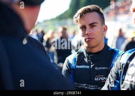 Stavelot, Belgique. 24 septembre 2023. RIED Jonas (ger), Proton Competition, Oreca Gibson 07 - Gibson, portrait pendant les 4 heures de Spa-Francorchamps 2023, 4e manche des European le Mans Series 2023 sur le circuit de Spa-Francorchamps du 22 au 24 septembre 2023 à Stavelot, Belgique - photo Florent Gooden/DPPI crédit : DPPI Media/Alamy Live News Banque D'Images