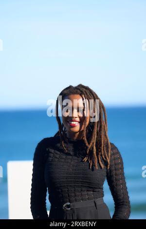 Donostia / San Sebastian. Espagne. 20230924, Raven Jackson a assisté à 'All Dirt Roads Taste of Saltl' Photocall lors du 71e Festival International du film de San Sebastian au Kursaal Palace le 24 septembre 2023 à Donostia / San Sebastian, Espagne Banque D'Images