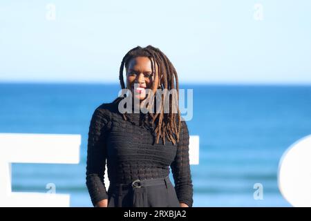 24 septembre 2023, Madrid, Madrid, Espagne : Raven Jackson a assisté à 'All Dirt Roads Taste of Saltl' Photocall lors du 71e Festival International du film de San Sebastian au Kursaal Palace le 24 septembre 2023 à Donostia / San Sebastian, Espagne (image de crédit : © Jack Abuin/ZUMA Press Wire) USAGE ÉDITORIAL UNIQUEMENT! Non destiné à UN USAGE commercial ! Banque D'Images