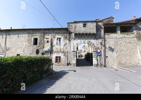 Filetto, Italie - 14 août 2020 : vue de la ville antique Filetto en Lunigiana Banque D'Images