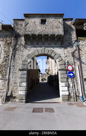 Filetto, Italie - 14 août 2020 : vue de la ville antique Filetto en Lunigiana Banque D'Images