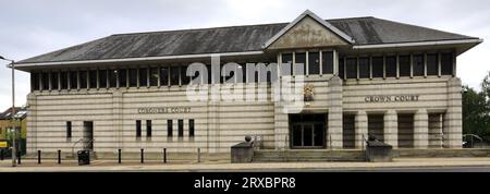 The Crown court Building, Doncaster Town, South Yorkshire, Angleterre, Royaume-Uni Banque D'Images