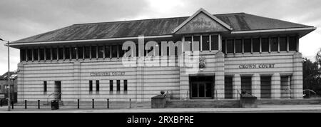 The Crown court Building, Doncaster Town, South Yorkshire, Angleterre, Royaume-Uni Banque D'Images