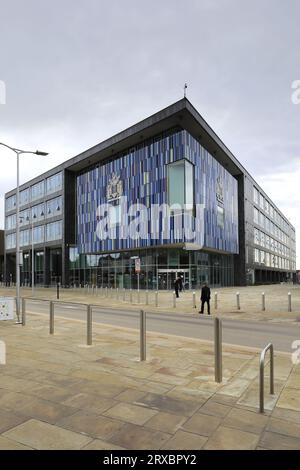 Le Doncaster Register Office, Sir Nigel Gresley Square, Waterdale, Doncaster, South Yorkshire, Angleterre, ROYAUME-UNI Banque D'Images