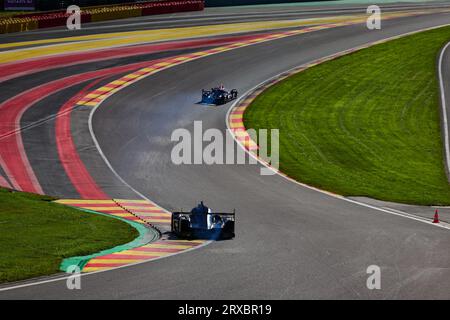 Stavelot, Belgique. 24 septembre 2023. ORECA Gibson 07 - Gibson, action lors des 4 heures de Spa-Francorchamps 2023, 4e manche des European le Mans Series 2023 sur le circuit de Spa-Francorchamps du 22 au 24 septembre 2023 à Stavelot, Belgique - photo Florent Gooden/DPPI crédit : DPPI Media/Alamy Live News Banque D'Images