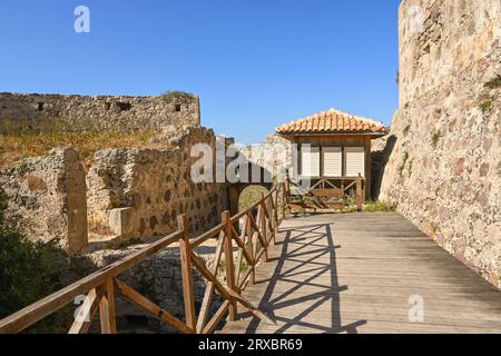 Château Antimachia sur l'île de Kos en Grèce Banque D'Images