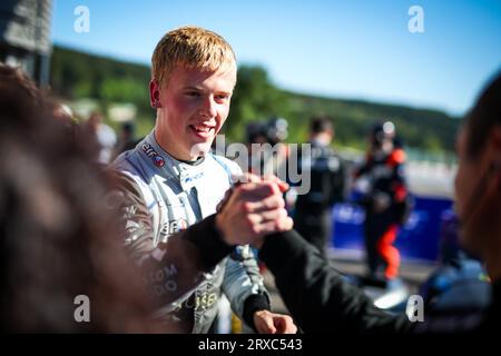 Stavelot, Belgique. 24 septembre 2023. JAKOBSEN Malthe (dnk), Cool Racing, Oreca Gibson 07 - Gibson, portrait aux 4 heures de Spa-Francorchamps 2023, 4e manche des European le Mans Series 2023 sur le circuit de Spa-Francorchamps du 22 au 24 septembre 2023 à Stavelot, Belgique - photo Florent Gooden/DPPI crédit : DPPI Media/Alamy Live News Banque D'Images