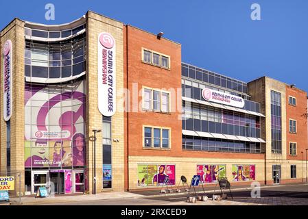 South and City College, Digbeth Campus, High Street Deritend, Birmingham, Angleterre Royaume-Uni Banque D'Images