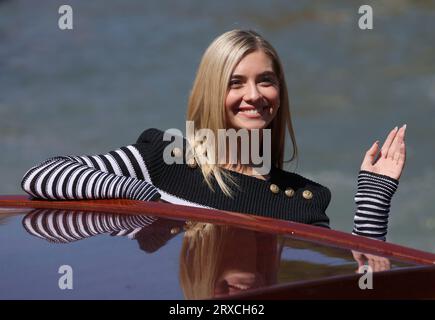 VENISE, ITALIE - 06 SEPTEMBRE : Alessia Lanza arrive pour le 80e Festival du film de Venise 2023 le 06 septembre 2023 à Venise, Italie Banque D'Images
