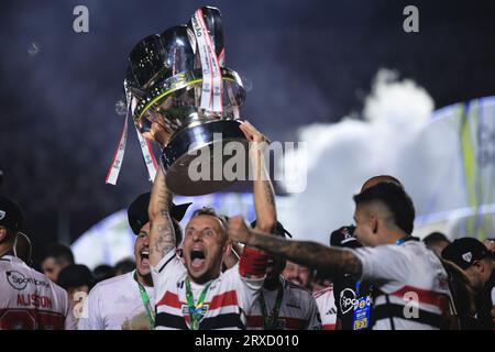 Sao Paulo, Brésil. 24 septembre 2023. SP - SAO PAULO - 09/24/2023 - COUPE DU BRÉSIL 2023 FINALE, SAO PAULO Copa do Brasil 2023. Photo : Ettore Chiereguini/AGIF (photo Ettore Chiereguini/AGIF/Sipa USA) crédit : SIPA USA/Alamy Live News Banque D'Images