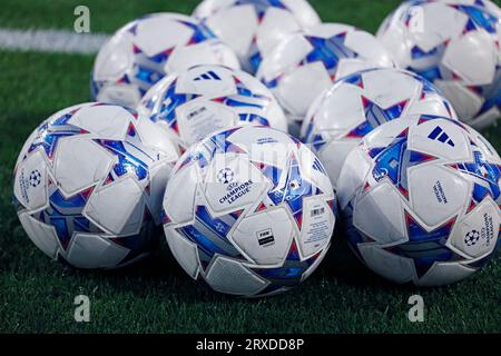 San Sebastian, Espagne. Crédit : D. 20 septembre 2023. Ballon officiel football/football : UEFA Champions League Group D Match entre Real Sociedad 1-1 FC Internazionale Milano au Reale Arena de San Sebastian, Espagne. Crédit : D .Nakashima/AFLO/Alamy Live News Banque D'Images