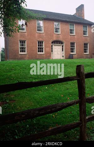 Washington Tavern, Fort Necessity National Battlefield, New York Banque D'Images