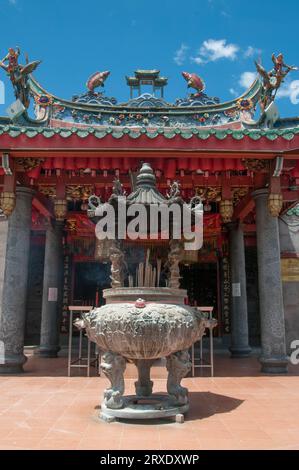 Temple taoïste Hong San si (1848) à Kuching, Malaisie Banque D'Images