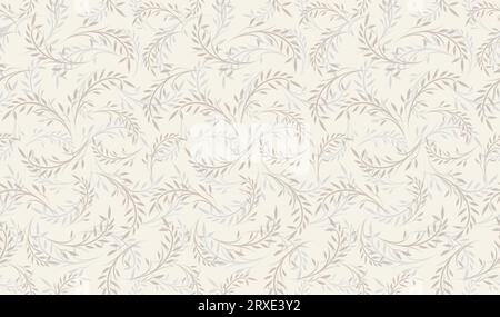 Vector Seamless Floral Pattern Illustration. Répétable horizontalement et verticalement. Illustration de Vecteur