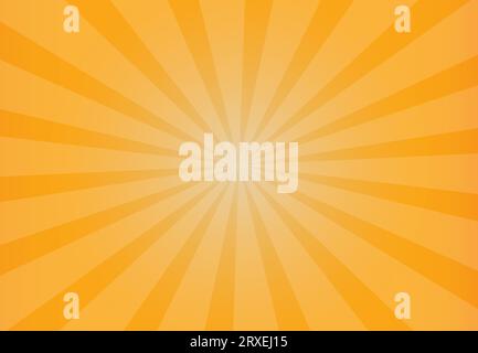 Fond jaune pop art. Couverture de magazine de bande dessinée de livre de bande dessinée. Vecteur vintage toile de fond pour texte de super-héros comique, bulle de discours, message. Illustration de Vecteur