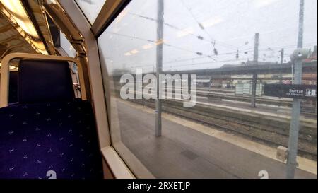 Gare ferroviaire, Amiens, somme, hauts-de-France, France Banque D'Images