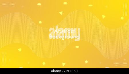Fond abstrait créatif avec graphique abstrait pour la conception de fond de présentation. Design de présentation avec fond géométrique Absteact coloré Illustration de Vecteur
