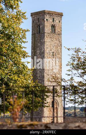 La tour St Rule fait partie de la première église des chanoines augustins à St Andrews construite au début du 12e siècle Banque D'Images