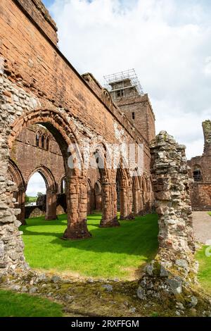 L'abbaye de Dulce Cor, mieux connue sous le nom d'abbaye de Sweetheart, était un monastère cistercien fondé en 1275 dans ce qui est aujourd'hui le village de New Abbey Banque D'Images