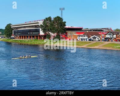 Royaume-Uni, Nottingham, le stade de City Ground du Nottingham Forest FC Banque D'Images